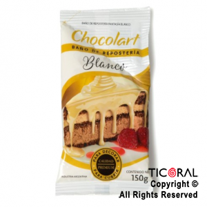 CHOCOLART BA�O DE REPOSTERIA BLANCO X 150gr x 1
